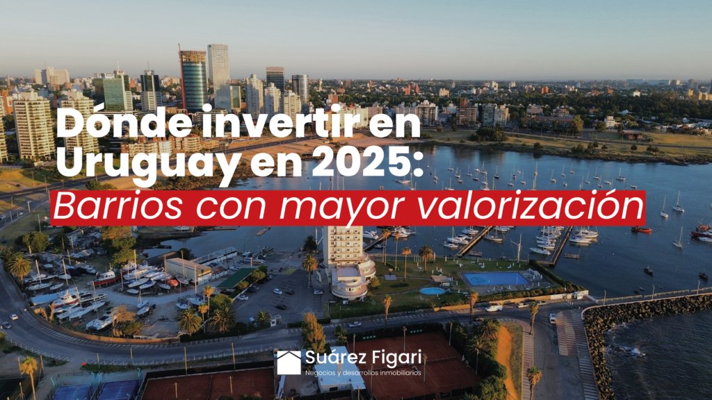 Descubrí los mejores barrios para invertir en Uruguay en 2025. Análisis de rentabilidad, precios y proyección. Tomá decisiones con información.