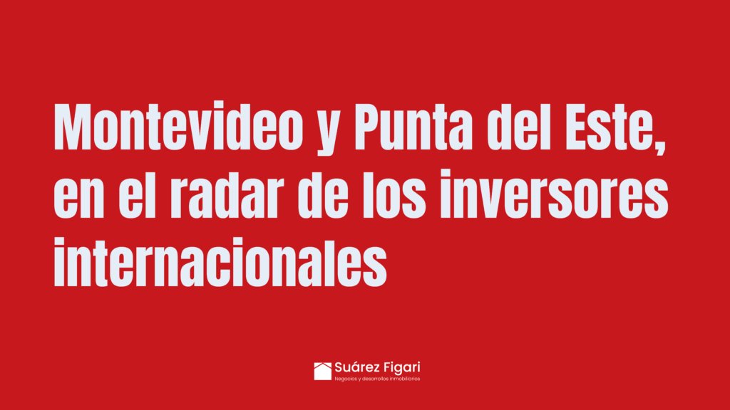 Uruguay se posiciona como uno de los destinos más atractivos para la inversión inmobiliaria en Latinoamérica en 2025. Descubrí las zonas con mayor rentabilidad, beneficios fiscales y por qué cada vez más extranjeros eligen invertir en Montevideo y Punta del Este.